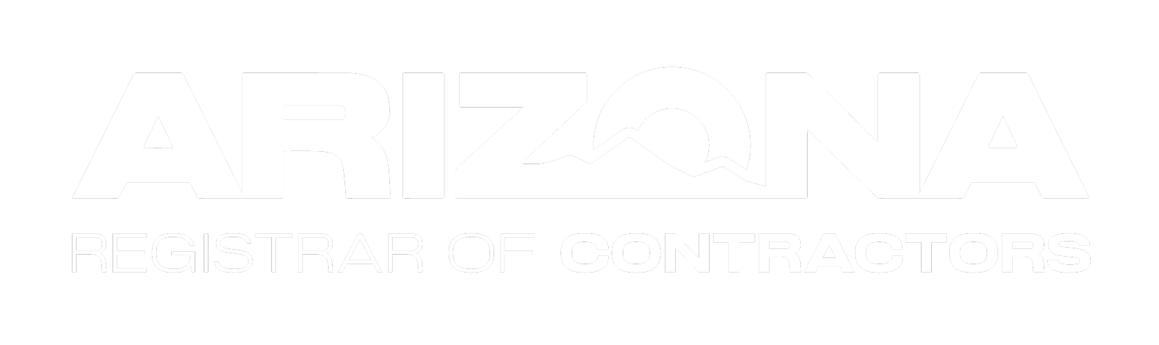 Arizona Registrar of Contractors_2024 Department Logo_Tertiary_White_0 (1)