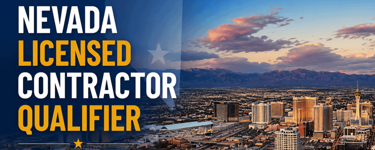 Nevada licensed contractor qualifier